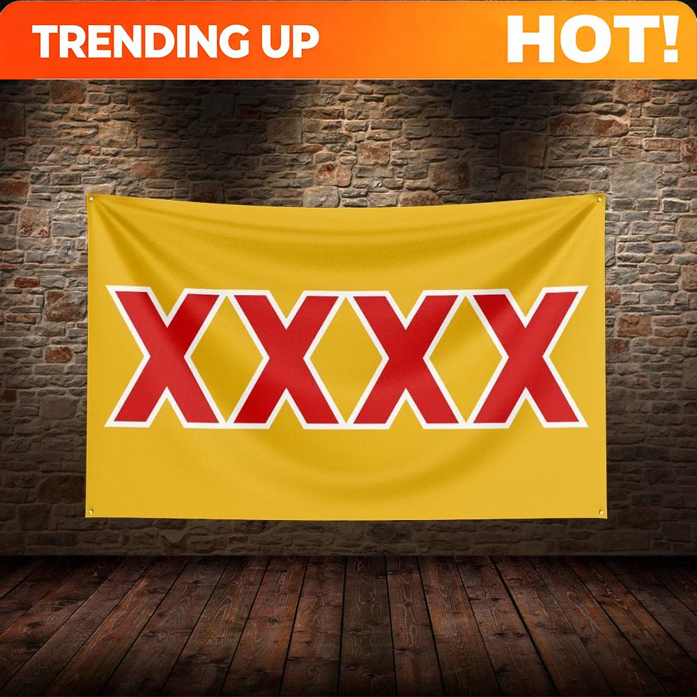 Wine X Beer - Personalisierbare 1-teilige X-XXXXs Flagge, 90x150cm 3x5ft,