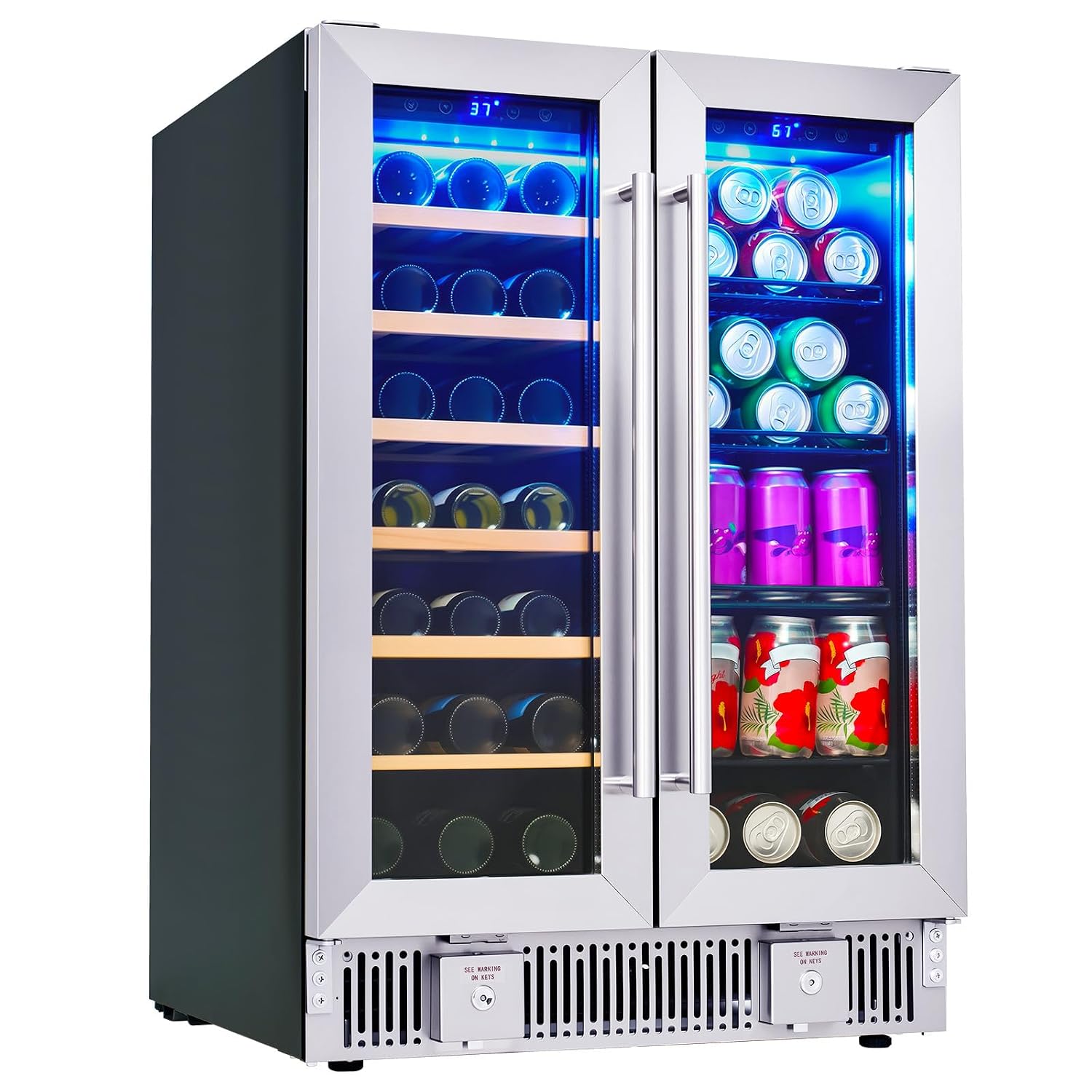 Getränkekühlschrank, 24-Zoll-D – Wine And Beer Undercounter Fridge Bewertung und Preis