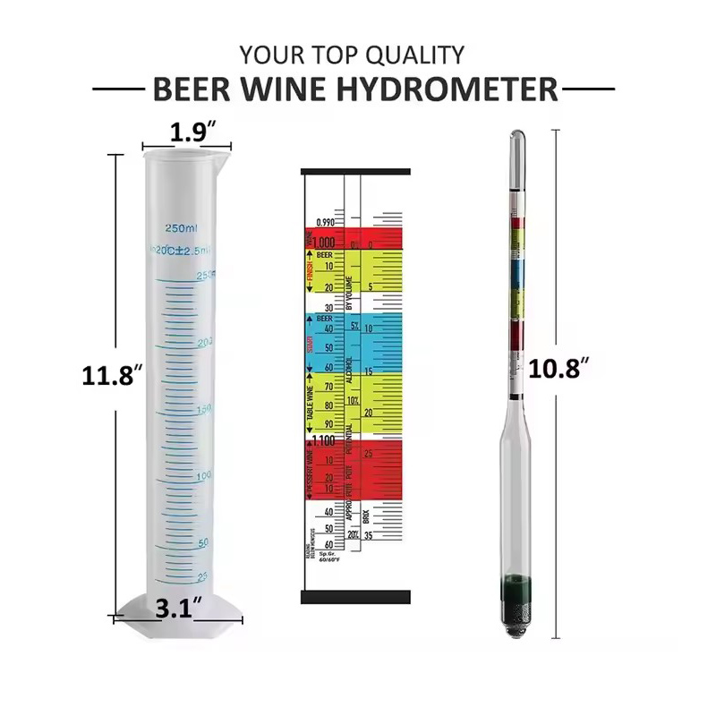 Hydro meter Tester & 250ml Mes – Wine Beer And Mead Bewertung und Preis