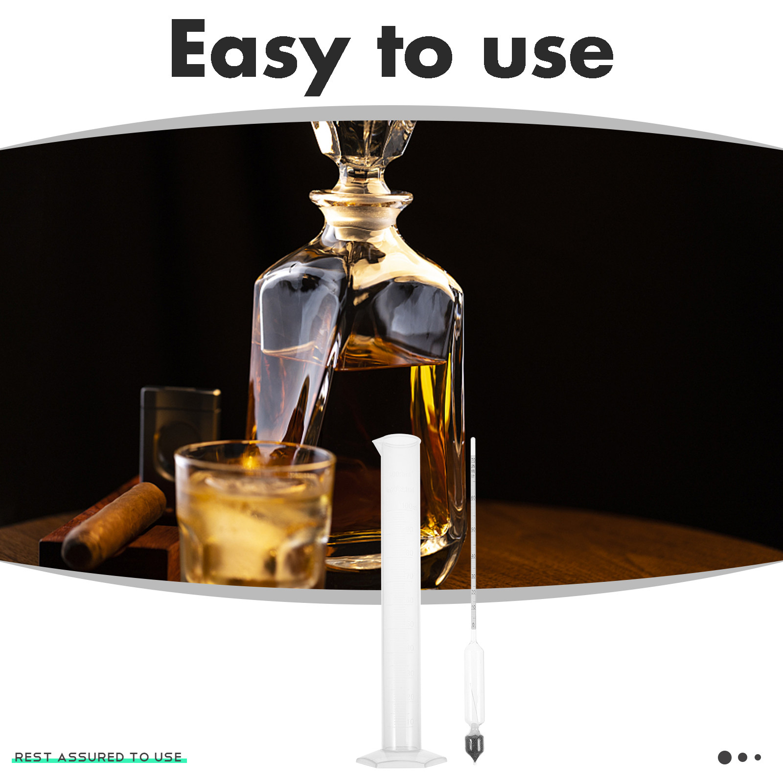 1 Set Glas-Alkoholmeter Hydrom – Wine Beer And Mead Bewertung und Preis